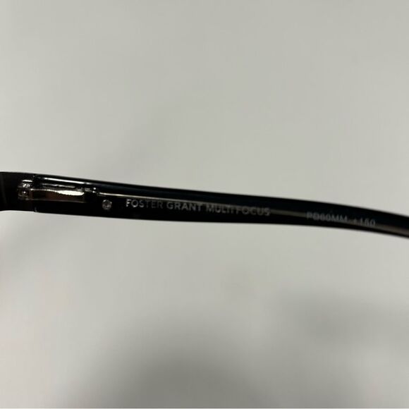 Foster Grant - Multi Focus Plus Black and Grey Reading Glasses Metal Frame-1.50 - Picture 3 of 4